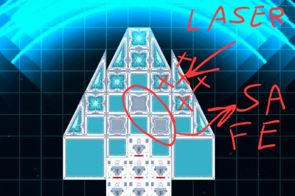 Medium armoring layout example